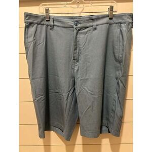 TravisMathew Mens Blue Striped Performance Golf Shorts 38 1MU400 Athletic